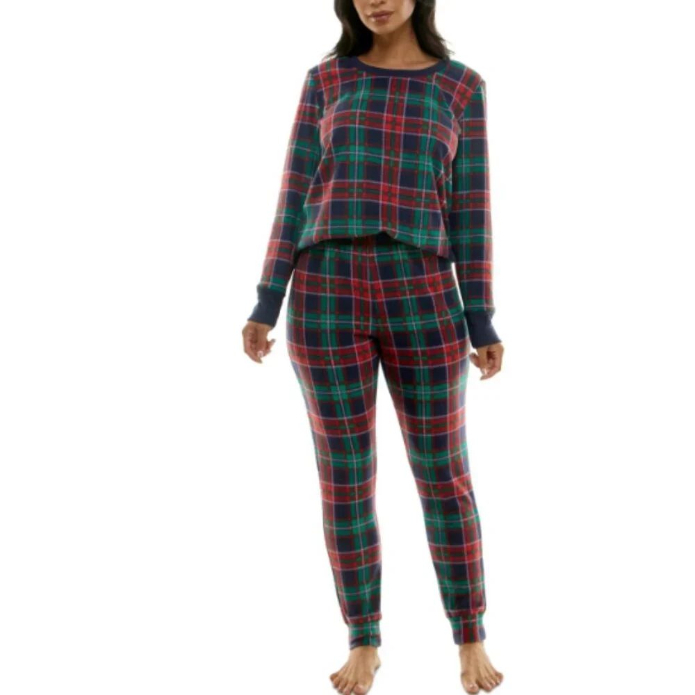 Roudelain Women's Packaged Long-Sleeve Top & Joggers Pajama Set Size M - 22260